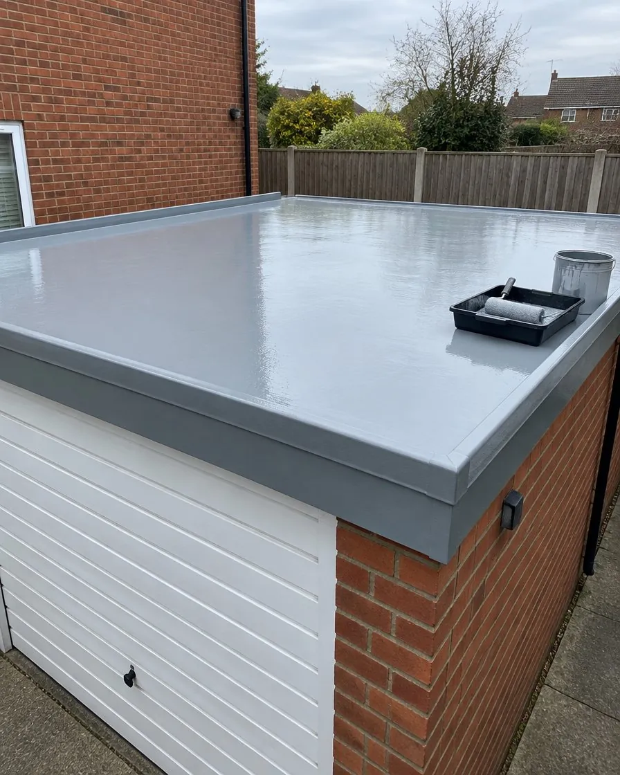GRP fibreglass roofing in Polzeath